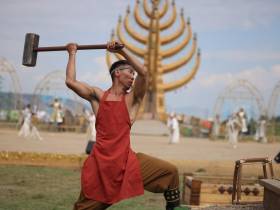 Фоторепортаж: первый день Ысыаха Олонхо в Оймяконском районе Якутии