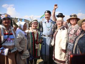 Фоторепортаж: первый день Ысыаха Олонхо в Оймяконском районе Якутии