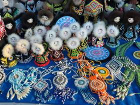 «Сделано в Якутии»: предприниматели со всей Якутии представили свои изделия на Ысыахе Олонхо