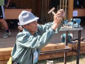 Якутские ножи представили мастера на Ысыахе Олонхо