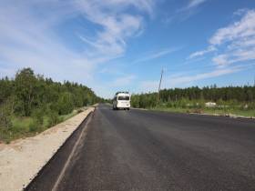 В Якутии на участке автодороги «Амга»  завершили укладку асфальта