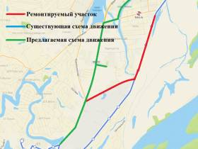 В Якутске с 15 июля закроют проезд по участку улицы Чернышевского