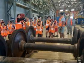 Экскурсию для детей организовали «Железные дороги Якутии»