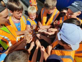 Экскурсию для детей организовали «Железные дороги Якутии»