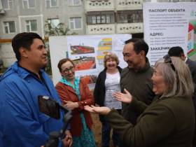 К сентябрю завершат благоустройство дворов по Маганскому тракту в Якутске