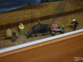 Глава Якутии посетил музей переселения в Чурапчинском районе