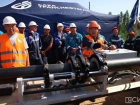 В Ленском районе сварен первый стык межпоселкового газопровода