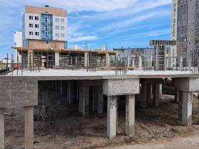 В строящейся школе самбо и дзюдо в Якутске возвели первый этаж