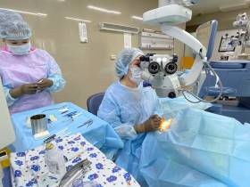 В глазной больнице Якутии выполнили операцию ребенку с врождённой катарактой