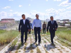 В селе Майя реконструируют территорию Монумента Победы