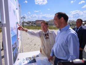 В селе Майя реконструируют территорию Монумента Победы