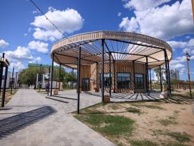 В селе Майя реконструируют территорию Монумента Победы