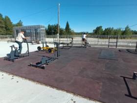 В Горном районе в рамках народной программы «Единой России» построена спортплощадка