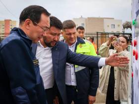 В Гагаринском округе Якутска продолжается масштабный ремонт дорог