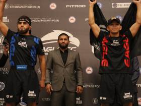 Бойцы турнира Eagles FC кубка главы Якутии встретились лицом к лицу перед поединками