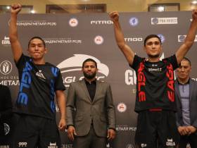 Бойцы турнира Eagles FC кубка главы Якутии встретились лицом к лицу перед поединками