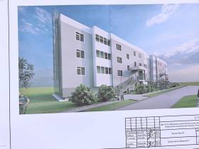 Два многоквартирных дома строят по программе переселения в арктическом селе Оленек