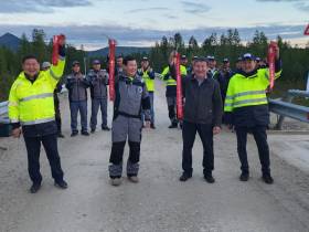 В Томпонском районе ввели мостовой переход через реку Томпорук