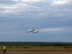 В Якутии встретили новый вертолет для выполнения санитарных рейсов и социально значимых нужд
