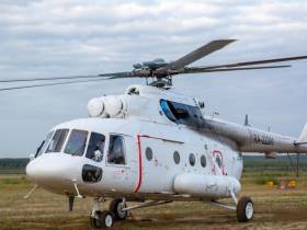 В Якутии встретили новый вертолет для выполнения санитарных рейсов и социально значимых нужд