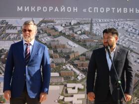 В Якутске установлена первая свая нового микрорайона «Спортивный»