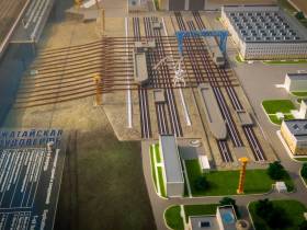 С ходом строительства Жатайской судоверфи ознакомился госсоветник Якутии Вячеслав Штыров