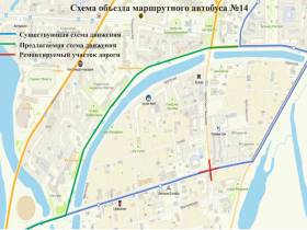 В Якутске снова перекрыли перекресток улицы Дежнева и проспекта Ленина