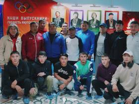 Команда Монголии по вольной борьбе прибыла в Чурапчу на матчевую встречу