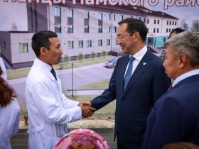 В селе Намцы началось строительство лечебного корпуса районной больницы