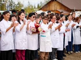 В селе Намцы началось строительство лечебного корпуса районной больницы