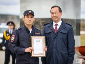 В Якутске отметили 100 лет патрульно-постовой службы полиции