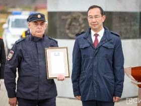 В Якутске отметили 100 лет патрульно-постовой службы полиции