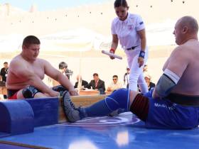 Министр спорта РФ Олег Матыцин посетил чемпионат мира по мас-рестлингу в Узбекистане