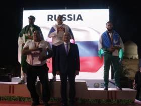 Министр спорта РФ Олег Матыцин посетил чемпионат мира по мас-рестлингу в Узбекистане