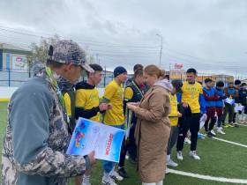 В Якутии национальные объединения сыграли в футбол