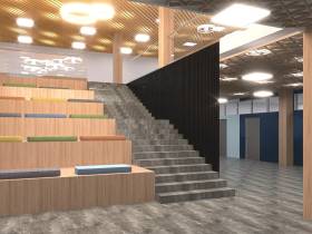 Коворкинг-зоны и цвета по временам года: какой будет вторая самая большая школа в Якутии