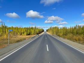 Участок автодороги «Вилюй» введен в эксплуатацию после капремонта в Мирнинском районе