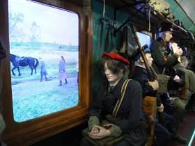 В Якутию впервые прибыл передвижной музей с эффектом погружения «Поезд Победы»