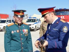 Сотрудники следственного управления  приняли участие в военно-патриотическом фестивале, организованном кадетской школой  