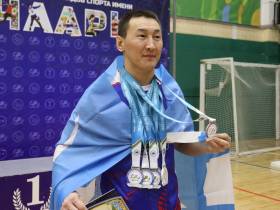 Верхоянский многоборец Петр Прудецкий во второй раз завоевал золото чемпионата Якутии