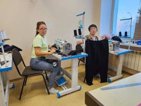 Ольга Балабкина встретилась в Мирном с волонтёрами районного штаба «Мы вместе»