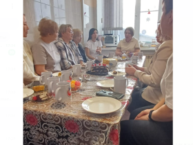 Ольга Балабкина встретилась в Мирном с волонтёрами районного штаба «Мы вместе»