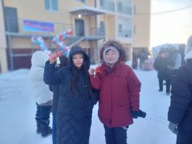 Многоквартирный дом для переселенцев из аварийного жилья ввели в якутском село Дюпся