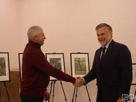 Кирилл Бычков посетил детскую школу искусств в Алдане