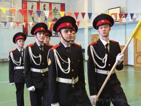 Строевым смотром открыли районную спартакиаду школьники Удачного и Айхала