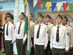 Строевым смотром открыли районную спартакиаду школьники Удачного и Айхала