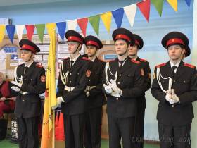 Строевым смотром открыли районную спартакиаду школьники Удачного и Айхала