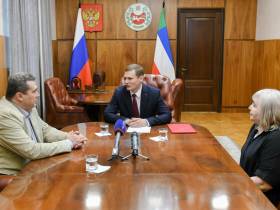Председатель СЖР Владимир Соловьёв посетил Хакасию