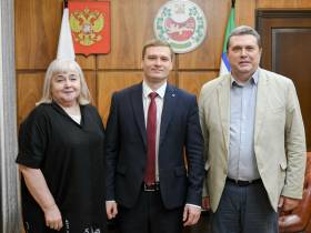 Председатель СЖР Владимир Соловьёв посетил Хакасию
