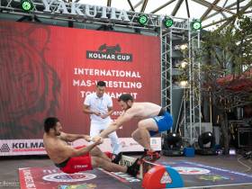 Азат Таштанбеков из Кыргызстана увезет домой золотую медаль Кубка Колмар по мас-рестлингу